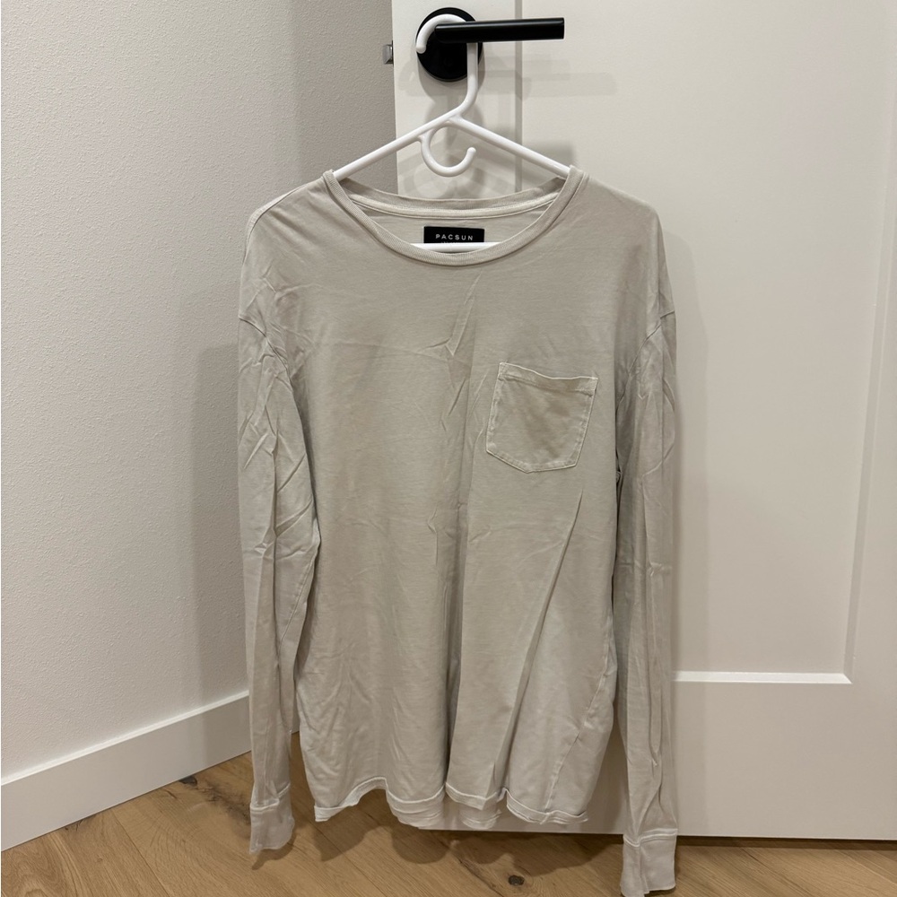 Pacsun long sleeve gray shirt